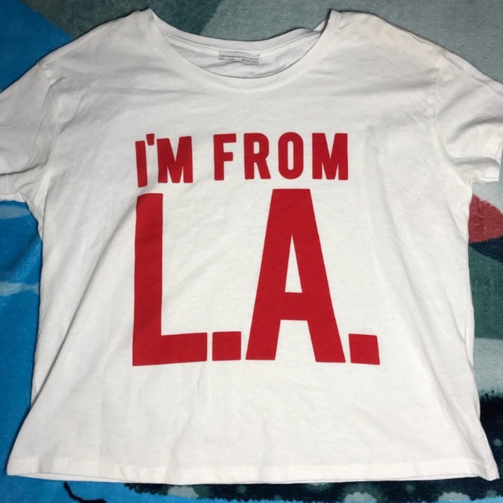 Zara I’m From L.A Tee Size Medium